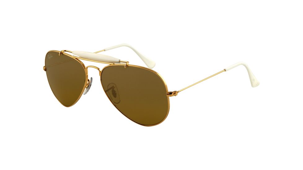 Ray-Ban RB 3407 Sunglasses, Arista Frame / Cry. Azure Mirror Silver Grad. 55 mm Lenses, 001-3K-5514