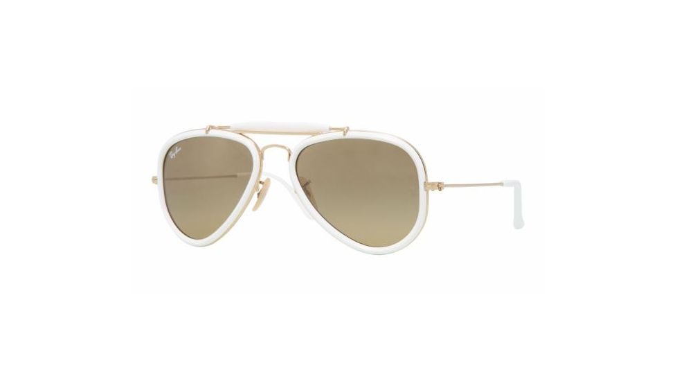 Ray-Ban RB3428 SV Prescription Sunglasses - Arista Frame w/ Cry. Brown Mirror Silver Grad. 58 mm Diameter Lenses, 001-3K-5818