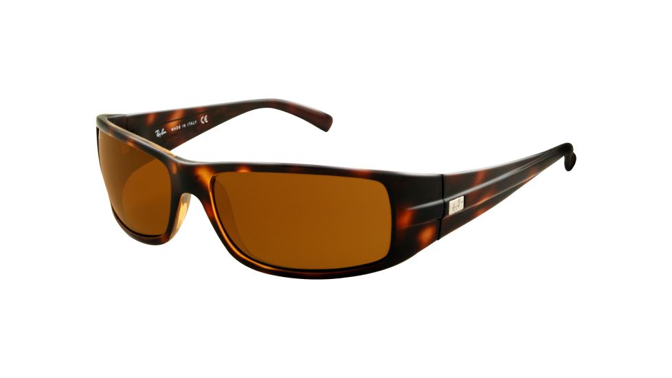 Ray-Ban RB4057 Bifocal Sunglasses - Havana Frame / 61 mm Prescription Lenses, 642-6116