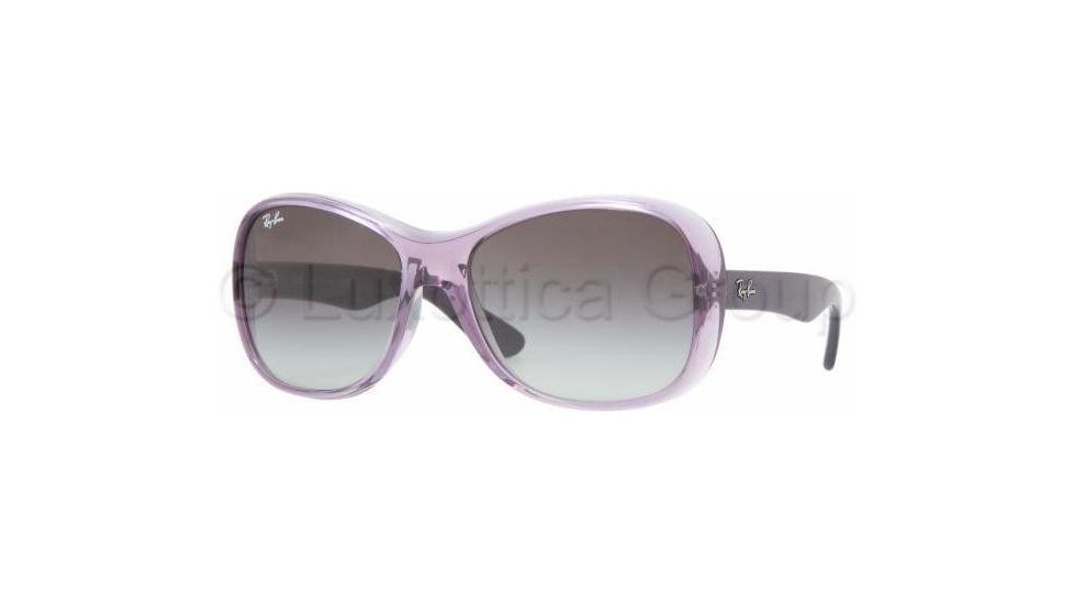 Ray-Ban RB4139 Bifocal Prescription Sunglasses RB4139-741-8G-5817 - Lens Diameter: 58 mm, Frame Color: Shiny Violet Transparent