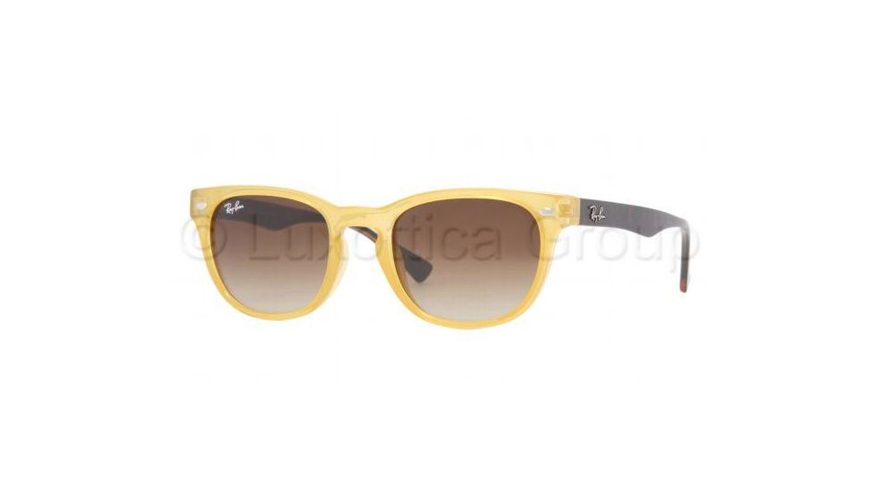 Ray-Ban RB 4140 Sunglasses Styles - Opal Yellow Frame / Crystal Brown Gradient Lenses, 768-51-4920