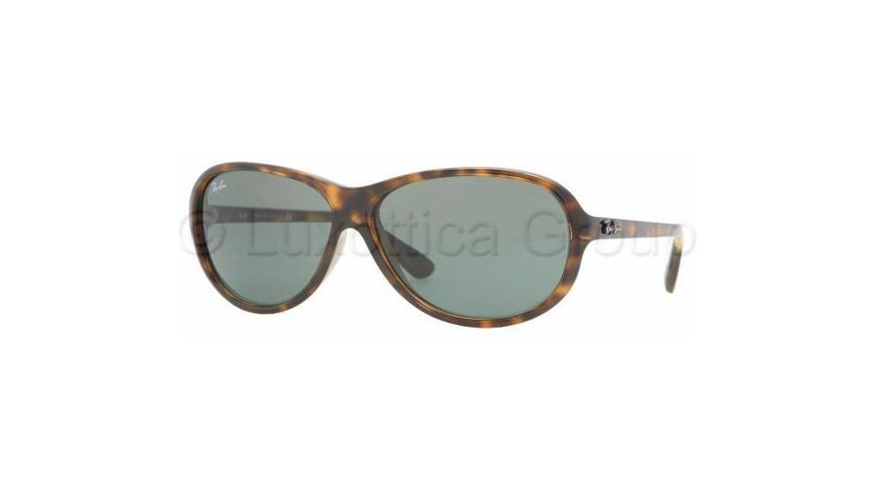 Ray-Ban RB 4153 Sunglasses Styles - Light Havana Frame / Crystal Green Lenses, 710-6213