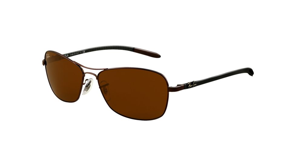 Ray-Ban RB 8302 Sunglasses, Brown Frame / Crystal Brown Lenses, 014-5815