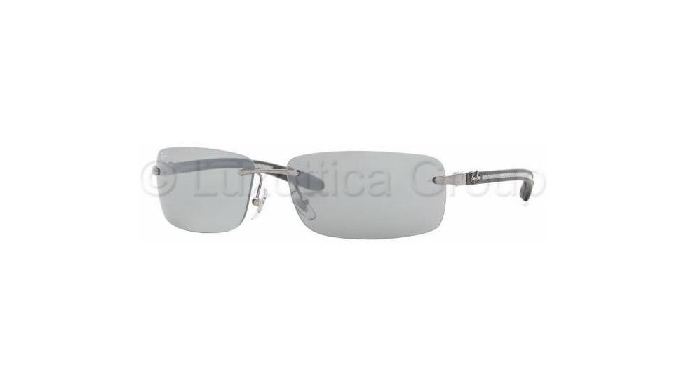 Ray-Ban RB8304 Progressive Prescription Sunglasses RB8304-004-6G-6114 - Lens Diameter: 61 mm, Frame Color: Gunmetal