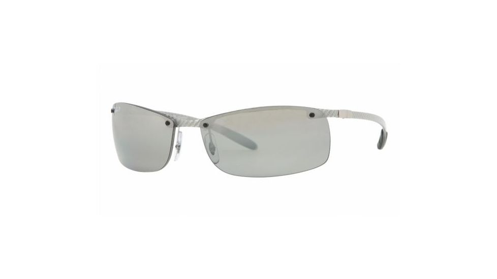 Ray-Ban RB 8305 Sunglasses Styles - Light Carbon Frame / Polarized Gray Mirror Silver Gr. Lenses, 083-82-6414