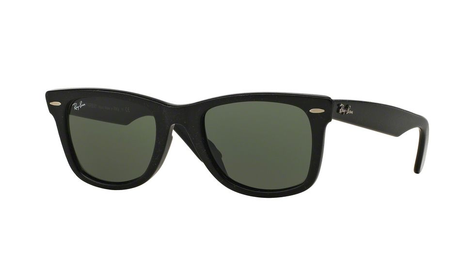 Ray-Ban RB2140F Single Vision Prescription Sunglasses RB2140F-1184-54 - Lens Diameter 54 mm, Frame Color Black Effect Aged