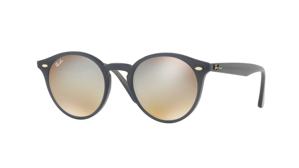 Ray-Ban RB2180 Progressive Prescription Sunglasses RB2180-6313B8-49 - Lens Diameter 49 mm, Frame Color Opal Grey