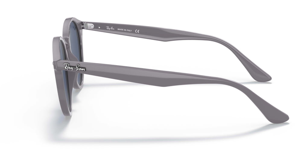Ray-Ban RB2180F Sunglasses - Womens, Dark Blue Lenses, Grey, 49, RB2180F-657780-49