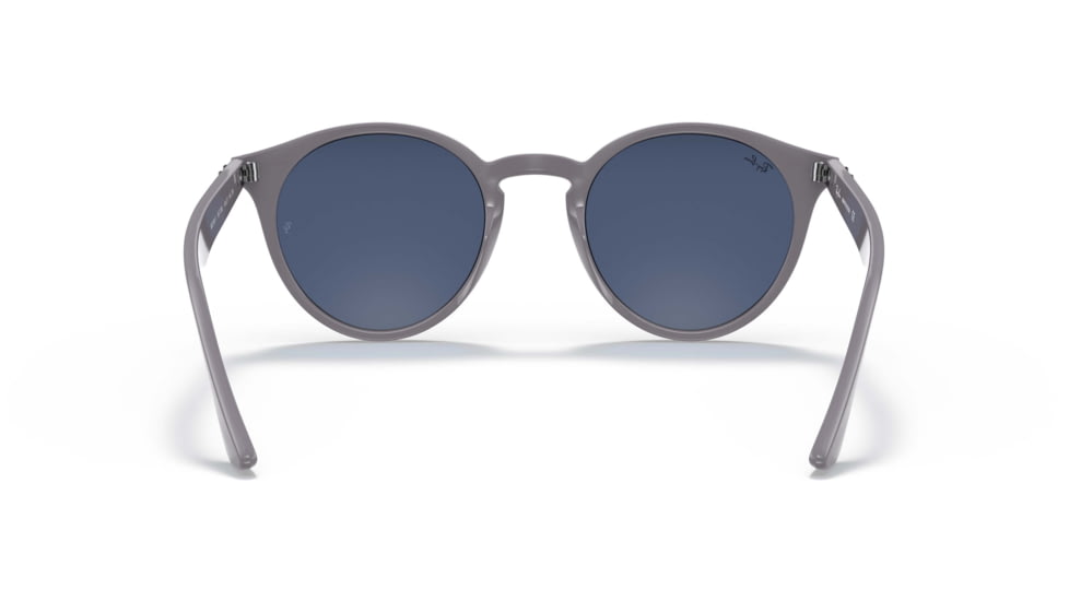 Ray-Ban RB2180F Sunglasses - Womens, Dark Blue Lenses, Grey, 49, RB2180F-657780-49