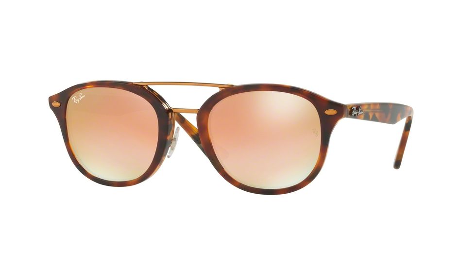 Ray-Ban RB2183 Bifocal Prescription Sunglasses RB2183-1127B9-53 - Lens Diameter 53 mm, Frame Color Top Havana Brown/yellow Brown