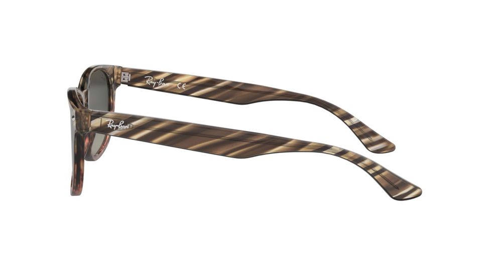 Ray-Ban RB2184 Bifocal Prescription Sunglasses, 57mm, Grey Gradient Brown, RB2184-125471-57-BI