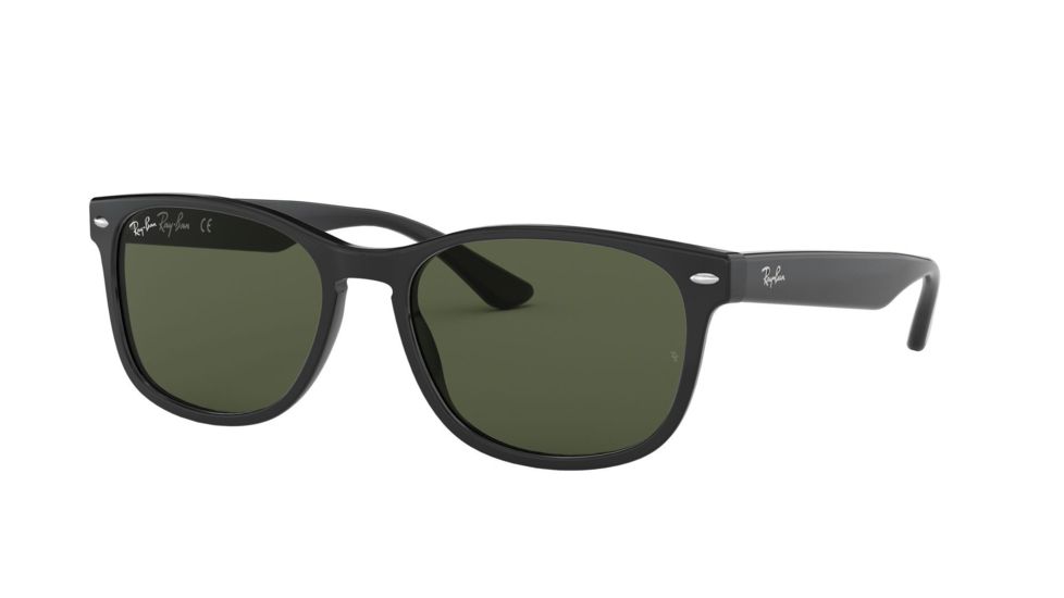 Ray-Ban RB2184 Bifocal Prescription Sunglasses, 57mm, Black, RB2184-901-31-57-BI