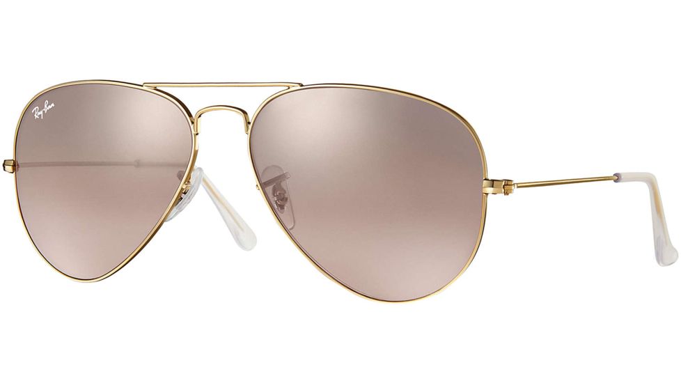 Ray-Ban RB 3025 Sunglasses Styles - Arista Frame / Crystal Pink Silver Mirror 62 mm Diameter Lenses, 001-3E-6214
