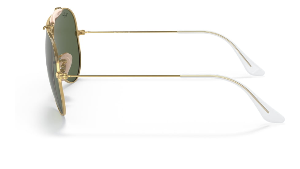 Ray-Ban RB3138 Shooter Sunglasses, Arista Frame, G-15 Green Lens, 58, RB3138-W3401-58