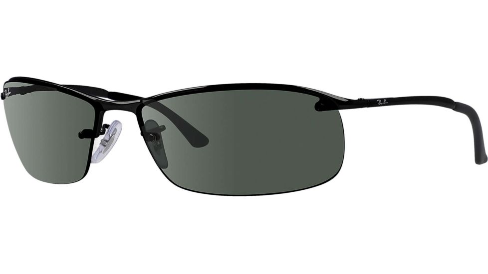 Ray-Ban RB 3183 Sunglasses Styles - Matte Black Frame / Green Lenses, 006-71-6315