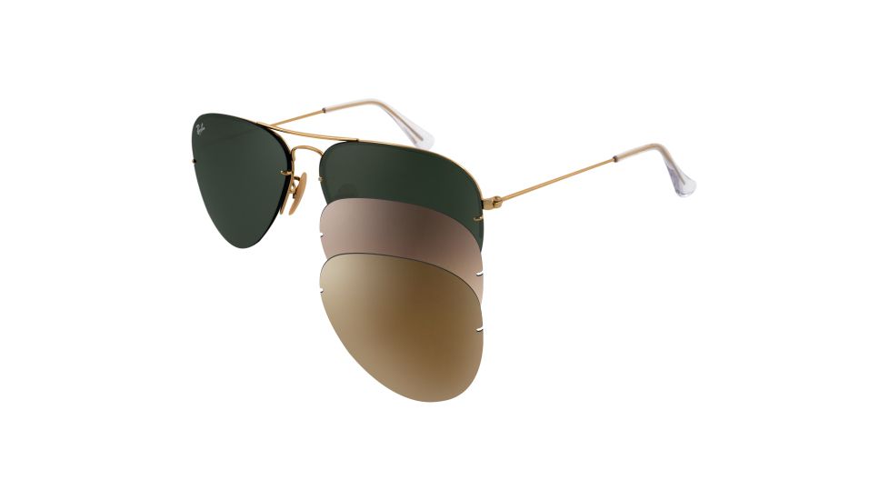 Ray-Ban RB3460 Sunglasses 001/71-5613 - Arista Green
