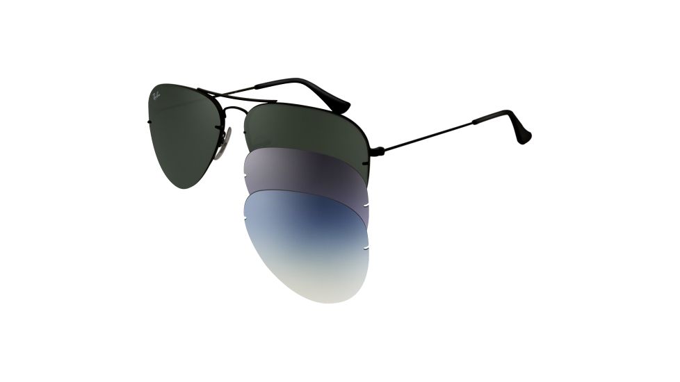 Ray-Ban RB3460 Sunglasses 002/71-5613 - Black Green