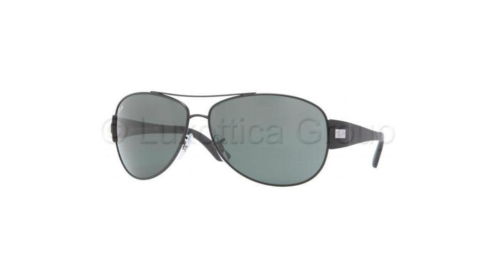 Ray-Ban RB3467 Sunglasses 006/71-6313 - Matte Black Green