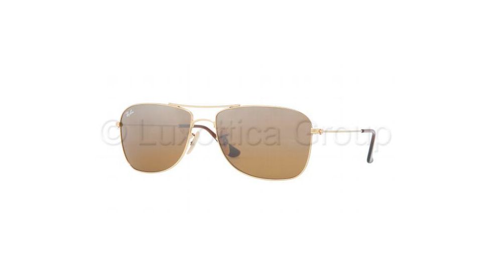 Ray-Ban RB3477 Sunglasses 001/3K-5916 - Brown Frame, Brown Silver Mirror Gradient Lenses