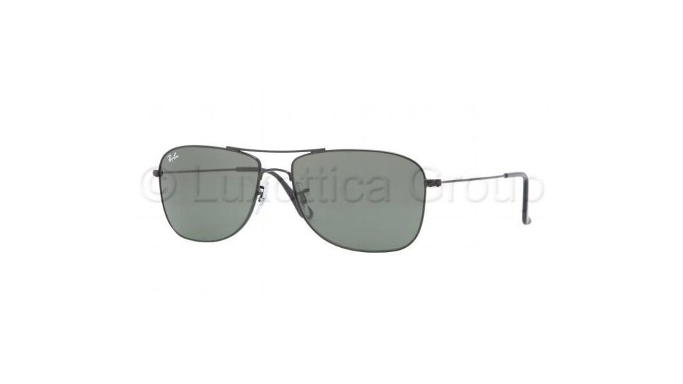 Ray-Ban RB3477 Sunglasses 002-5916 - Black Frame, Crystal Green Lenses