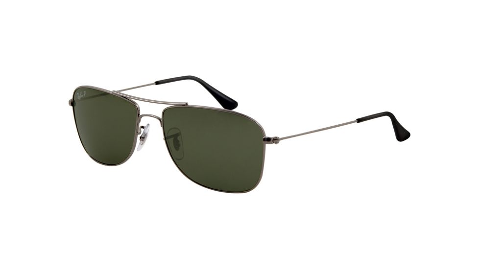 Ray-Ban RB3477 Sunglasses 004/58-5916 - Gunmetal Frame, Crystal Green Lenses