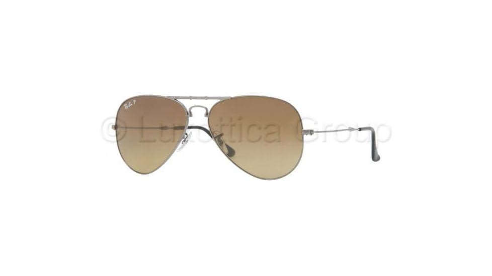 Ray-Ban RB3479 Sunglasses 004/M2-5514 - Shiny Gunmetal Frame, Crystal Polar Brown Gradient Lenses