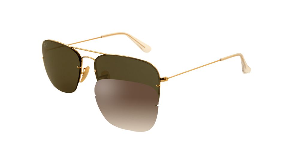 Ray-Ban RB3482 Sunglasses 001/71-5915 - Arista Frame, Green Lenses