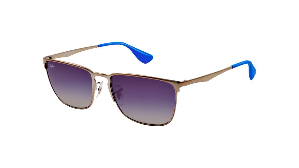 Ray-Ban RB3508 Sunglasses 004/4L-56 - Gunmetal Frame, Gradient Blue Lenses