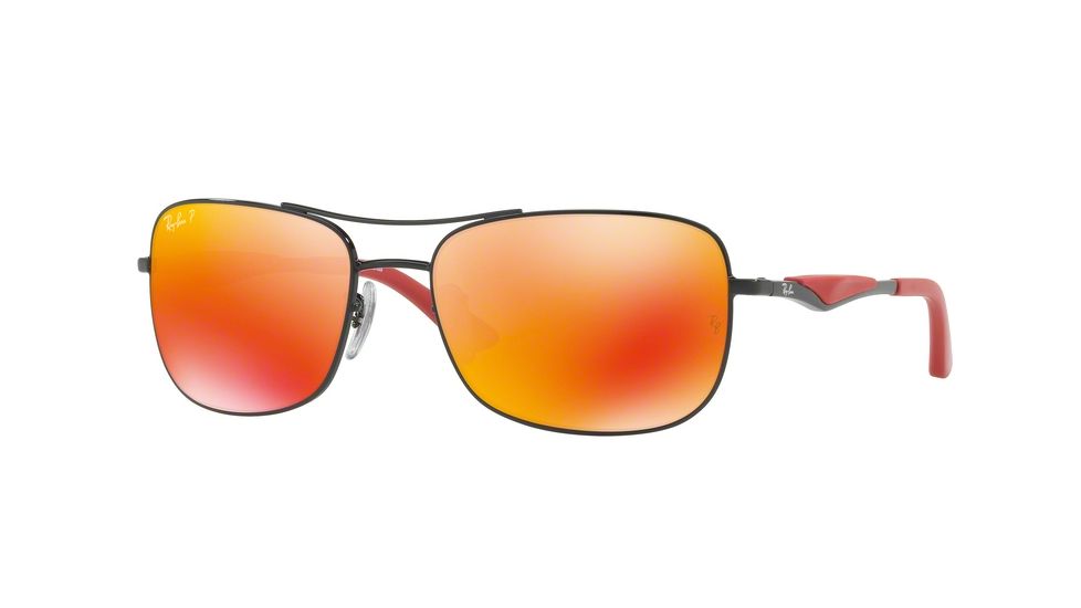 Ray-Ban RB3515 Progressive Prescription Sunglasses RB3515-002-6S-61 - Lens Diameter 61 mm, Frame Color Black