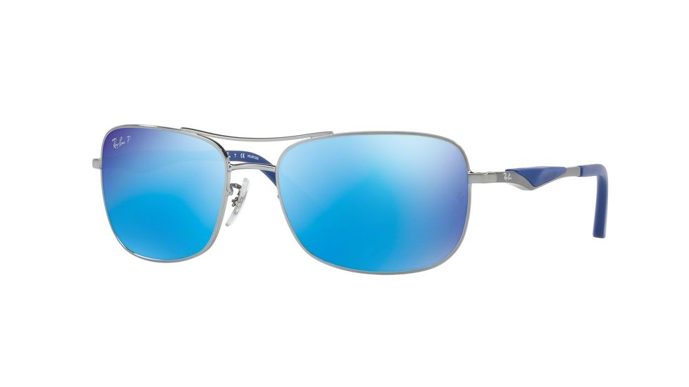 Ray-Ban RB3515 Progressive Prescription Sunglasses RB3515-004-9R-61 - Lens Diameter 61 mm