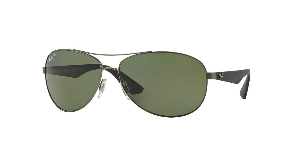Ray-Ban RB3526 Progressive Prescription Sunglasses RB3526-029-9A-63 - Lens Diameter 63 mm, Frame Color Matte Gunmetal