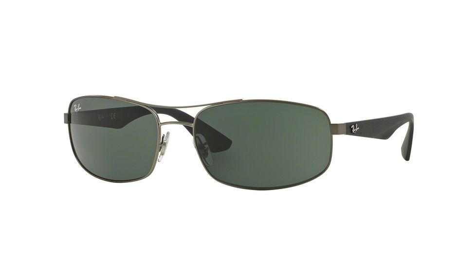 Ray-Ban RB3527 Sunglasses 029/71-61 - Matte Gunmetal Frame, Gray Green Lenses