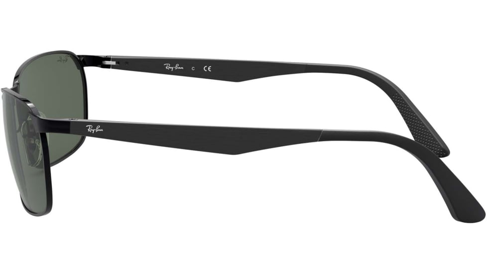 Ray-Ban RB3534 Sunglasses 002-59 - Black Frame, Green Lenses