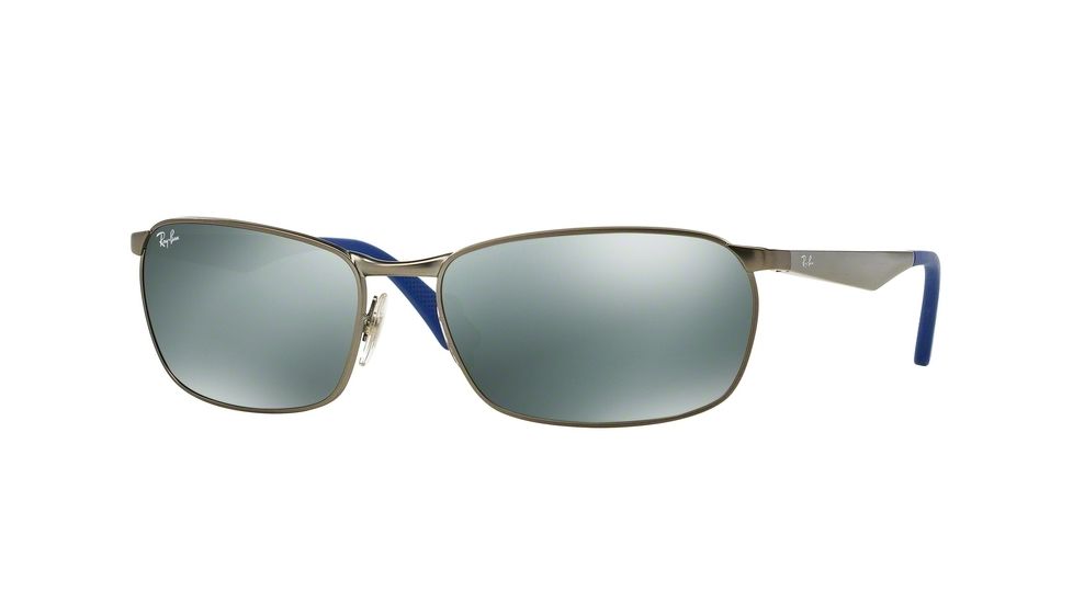 Ray-Ban RB3534 Sunglasses 029/40-59 - Matte Gunmetal Frame, Green Mirror Silver Lenses