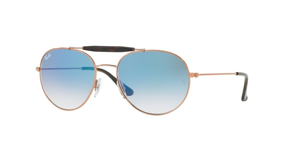 Ray-Ban RB3540 Bifocal Prescription Sunglasses RB3540-90353F-53 - Lens Diameter 53 mm, Frame Color Copper