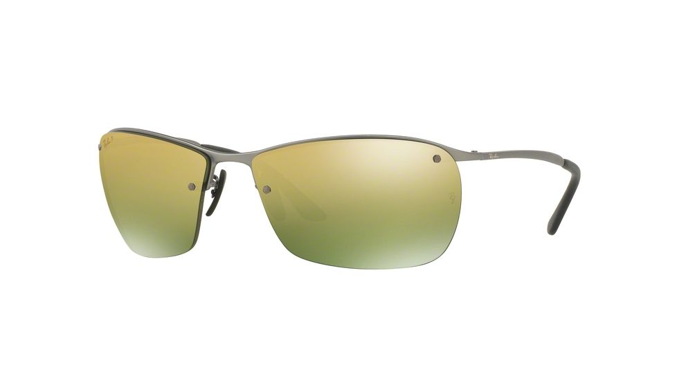 Ray-Ban RB3544 Bifocal Prescription Sunglasses RB3544-029-6O-64 - Lens Diameter 64 mm, Frame Color Matte Gunmetal