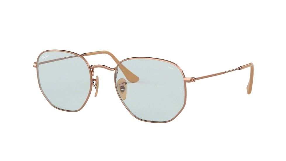 Ray-Ban RB3548N Bifocal Prescription Sunglasses, 54mm, Copper, RB3548N-91310Y-54-BI