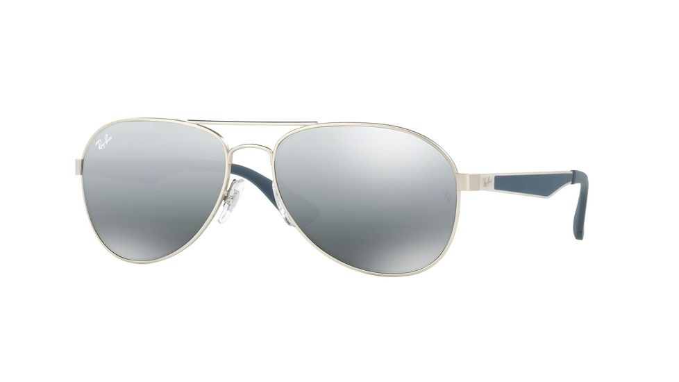 Ray-Ban RB3549 Sunglasses 901288-61 - Matte Gunmetal Frame, Mirror Gradient Grey Lenses