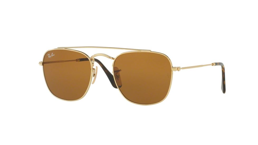Ray-Ban RB3557 Progressive Prescription Sunglasses RB3557-001-33-51 - Lens Diameter 51 mm, Frame Color Gold
