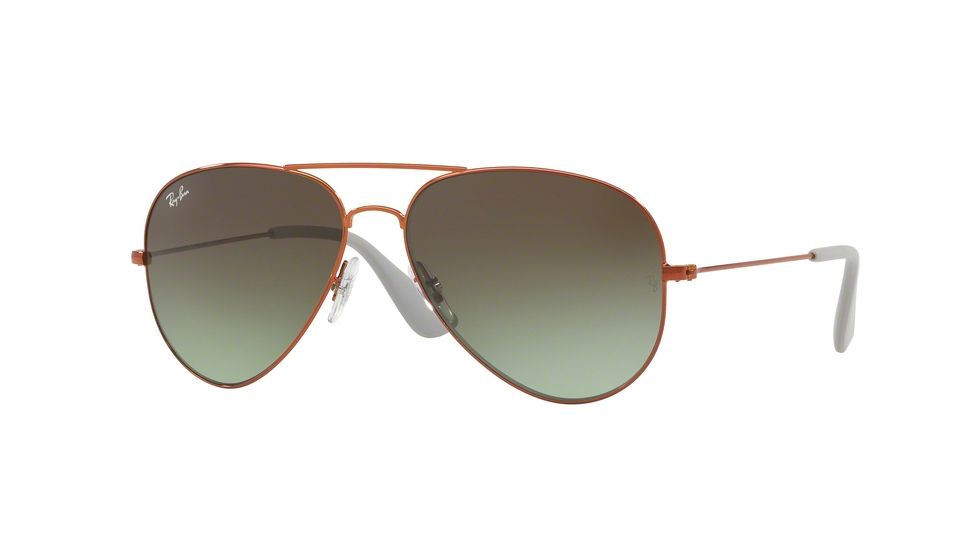 Ray-Ban RB3558 Single Vision Prescription Sunglasses RB3558-9002E8-58 - Lens Diameter 58 mm, Frame Color Medium Bronze