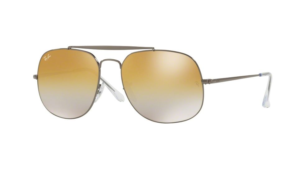 Ray-Ban THE GENERAL RB3561 Bifocal Prescription Sunglasses RB3561-004-I3-57 - Lens Diameter 57 mm, Frame Color Gunmetal