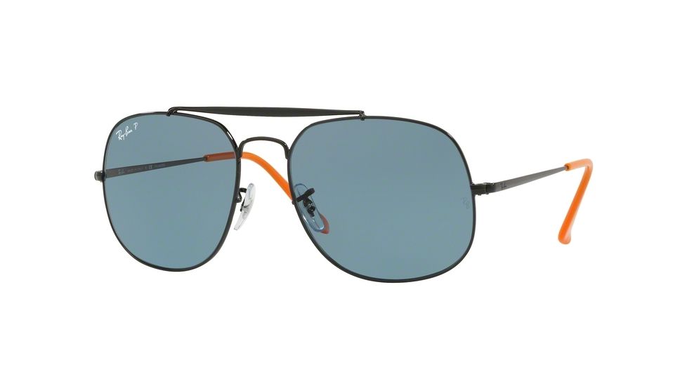 Ray-Ban THE GENERAL RB3561 Bifocal Prescription Sunglasses RB3561-910752-57 - Lens Diameter 57 mm, Frame Color Black