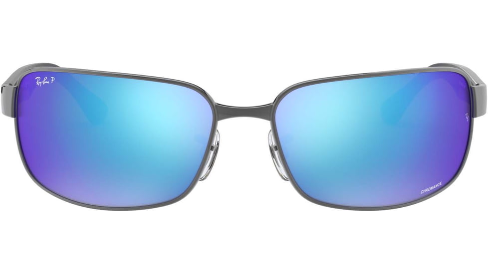 Ray-Ban RB3566CH Sunglasses 004/A1-65 - Gunmetal Frame, Green Mir Blue Polar Avi Lenses