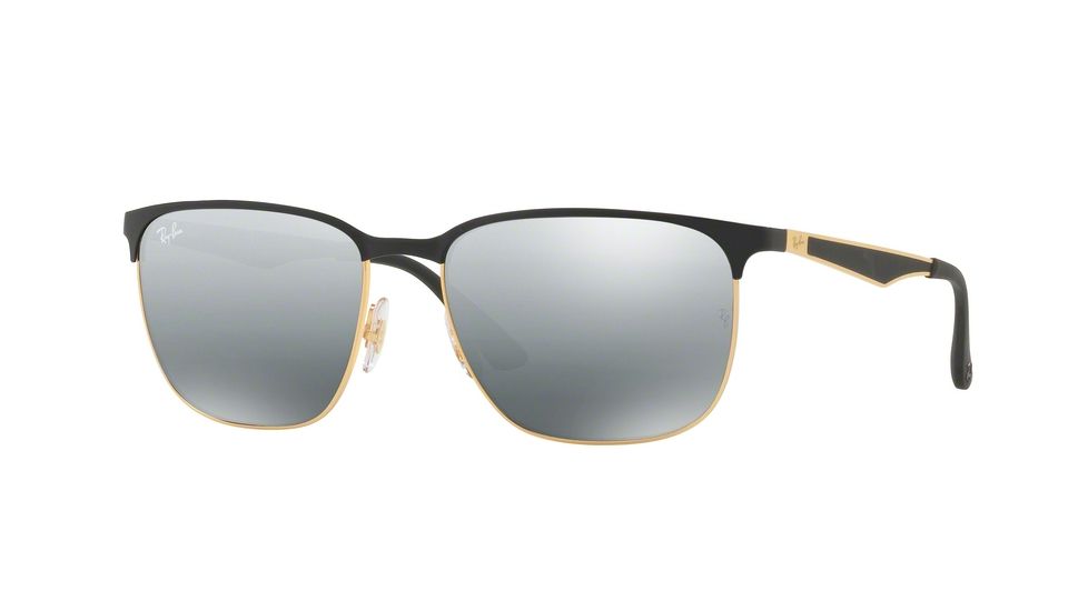 Ray-Ban RB3569 Bifocal Prescription Sunglasses RB3569-187-88-59 - Lens Diameter 59 mm, Frame Color Gold Top Black