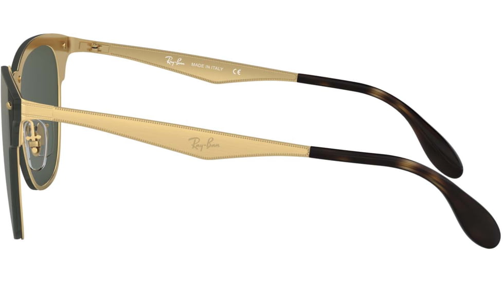 Ray-Ban RB3576N Sunglasses 043/71-47 - Brusched Gold Frame, Dark Green Lenses