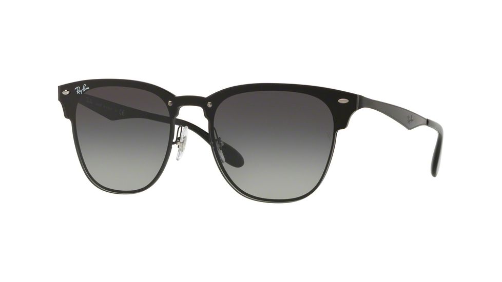 Ray-Ban RB3576N Sunglasses 153/11-41 - Demi Gloss Black Frame, Grey Gradient Dark Grey Lenses