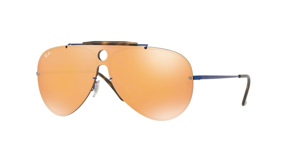 Ray-Ban BLAZE SHOOTER RB3581N Bifocal Prescription Sunglasses RB3581N-90387J-32 - Lens Diameter 132 mm, Lens Diameter 32 mm, Frame Color Blue