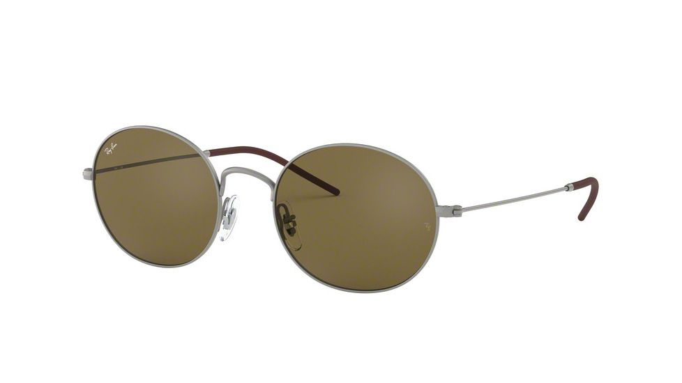 Ray-Ban RB3594 Progressive Prescription Sunglasses, 53mm, Gunmetal, RB3594-901573-53-PRO