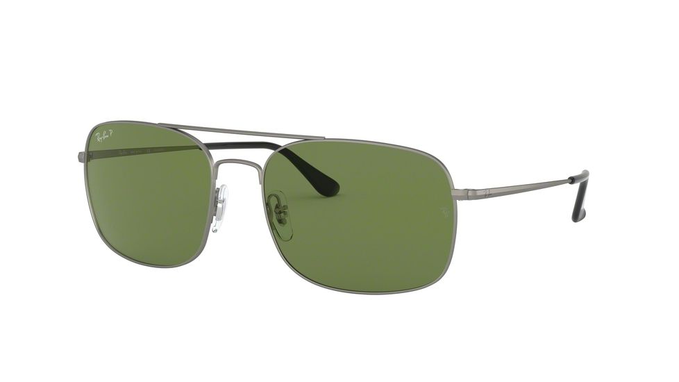 Ray-Ban RB3611 Progressive Prescription Sunglasses, 60mm, Gunmetal, RB3611-029-O9-60-PRO