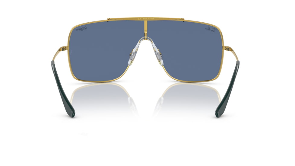 Ray-Ban RB3697 Wings II Sunglasses - Mens, Legend Gold Frame, Dark Grey Lens, 35, RB3697-924687-35